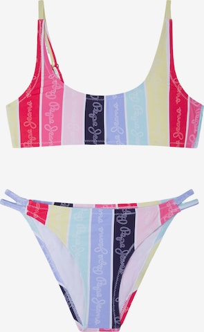 Pepe Jeans Korzetová Bikiny 'Brooke' – pink: přední strana