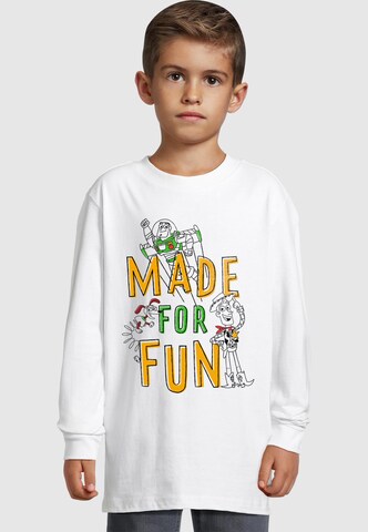 Maglietta 'Toy Story - Made For Fun' di ABSOLUTE CULT in bianco: frontale
