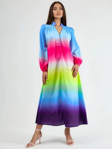 MSN Collection Shirt dress in Mixed colours: front