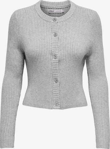 Cardigan 'ONLKatia' ONLY en gris : devant
