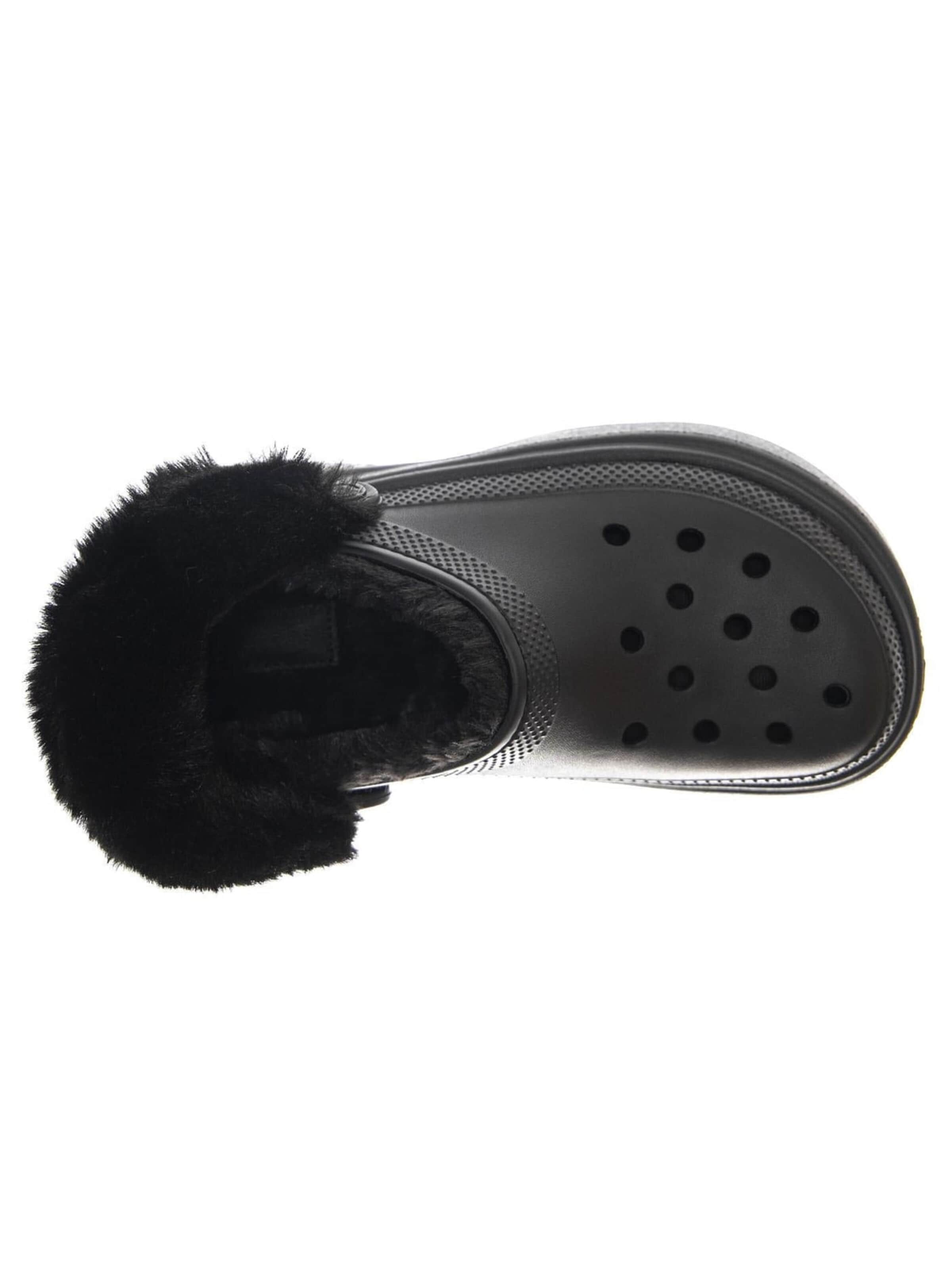 Crocs Clogs 'Stomp Lined Clog BLK Sandals'‌‌‌‌‌‌‌‌‌ in Schwarz
