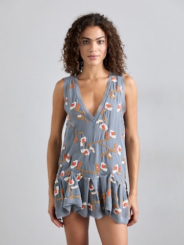 Munthe Kleid 'RECENT' in Grau: Vorderseite