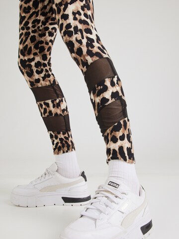 ABOUT YOU Skinny Leggings 'Luana' in Beige