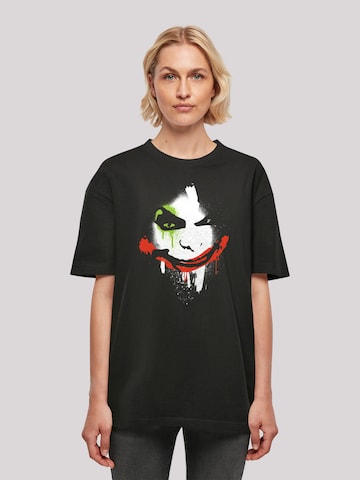 F4NT4STIC T-Shirt 'DC Comics Batman City Joker Face' in Schwarz: predná strana