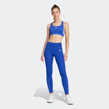 ADIDAS PERFORMANCE Skinny Sporthose in Blau