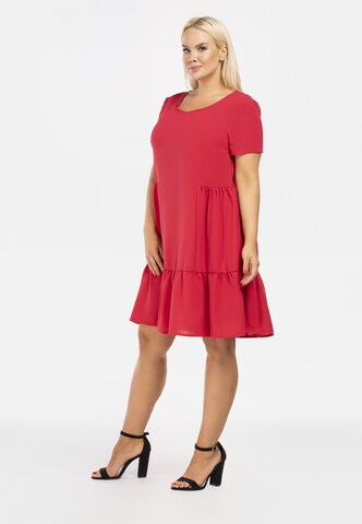 Robe de cocktail 'AGNIESZKA' Karko en rouge