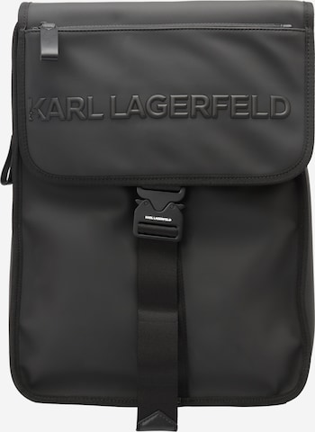 Karl Lagerfeld Rugzak 'Kover' in Zwart: voorkant