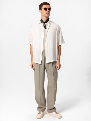 Antioch Comfort fit Button Up Shirt 'Oscar' in White