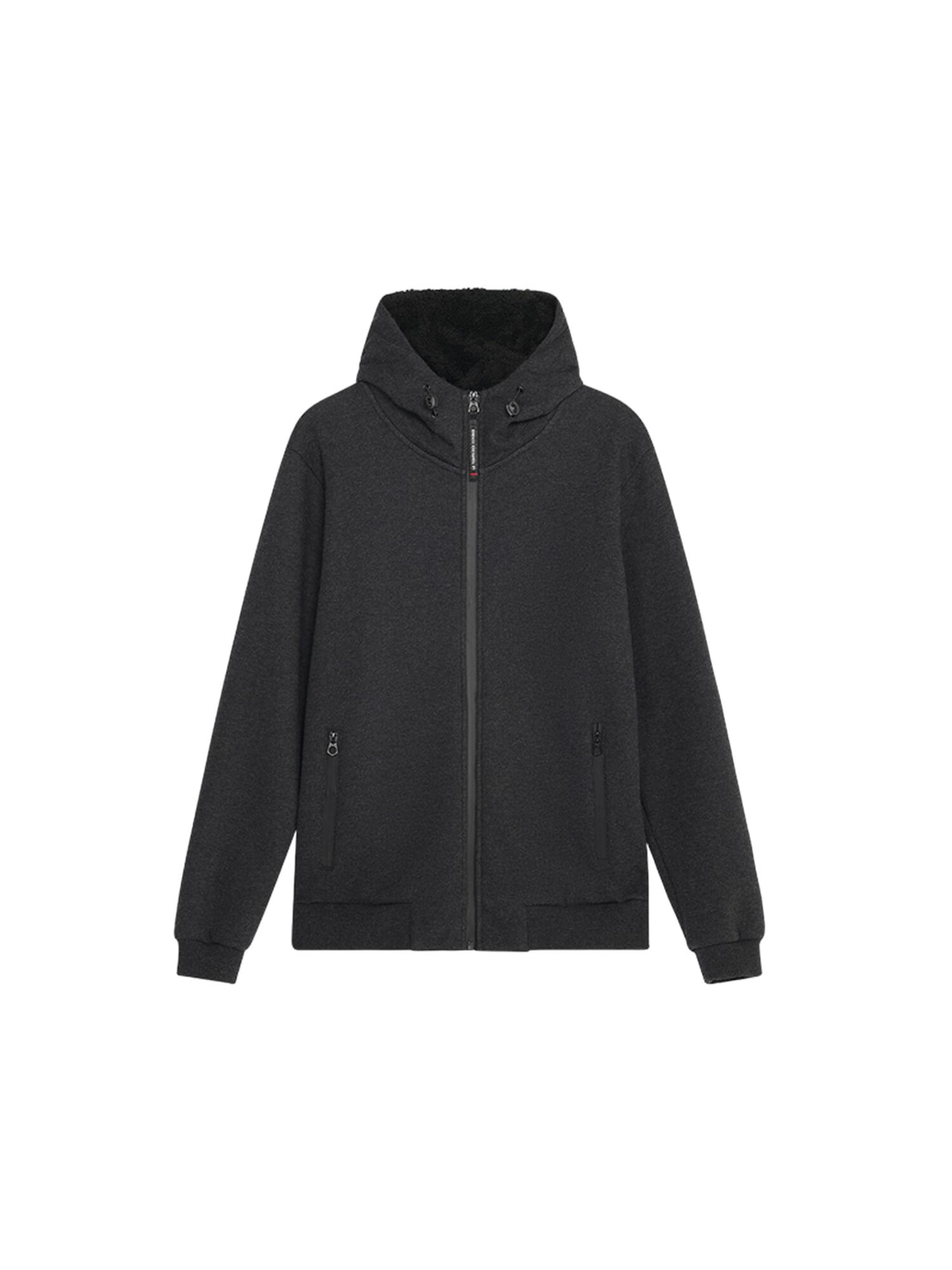 Veste de survêtement 'Disal' Le Temps Des Cerises en noir : devant