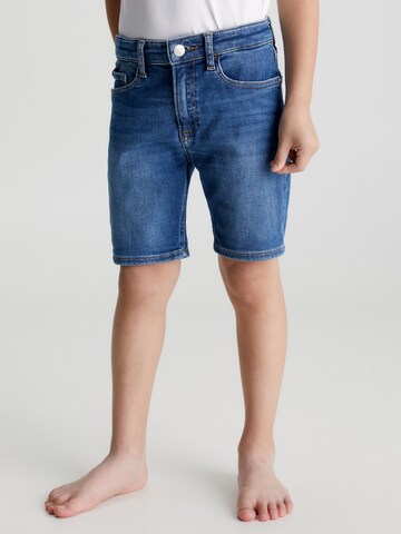 Calvin Klein Jeans Regular Shorts 'Essential' in Blau: predná strana