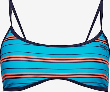Superdry Bralette Bikini Top in Blue: front