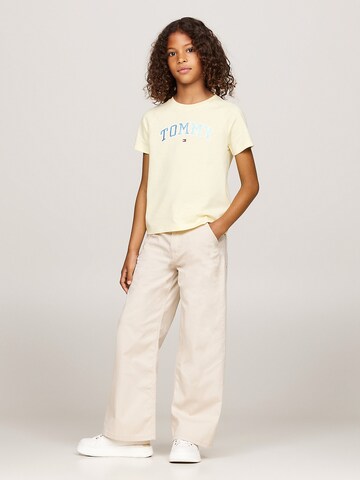 TOMMY HILFIGER Loose fit Pants 'Essential' in Beige