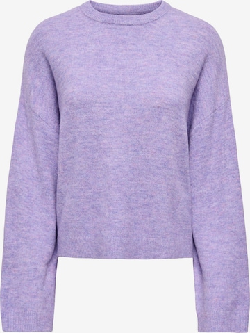 Pull-over 'ONLSimoni' ONLY en violet : devant
