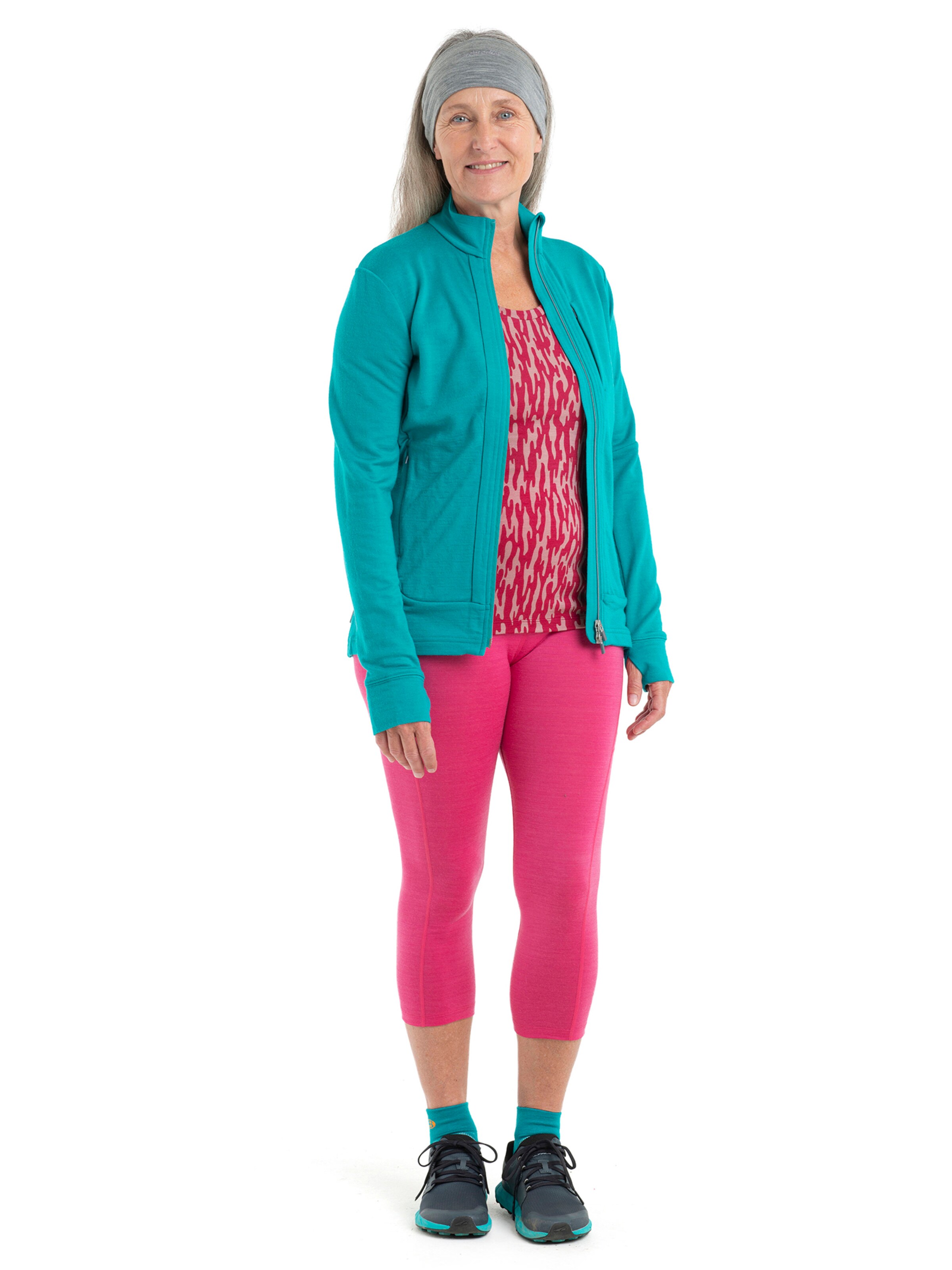 ICEBREAKERMajica 'GlaciFlo' - ljubičasta boja