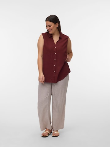 Vero Moda Curve Blouse 'MYMILO' in Red