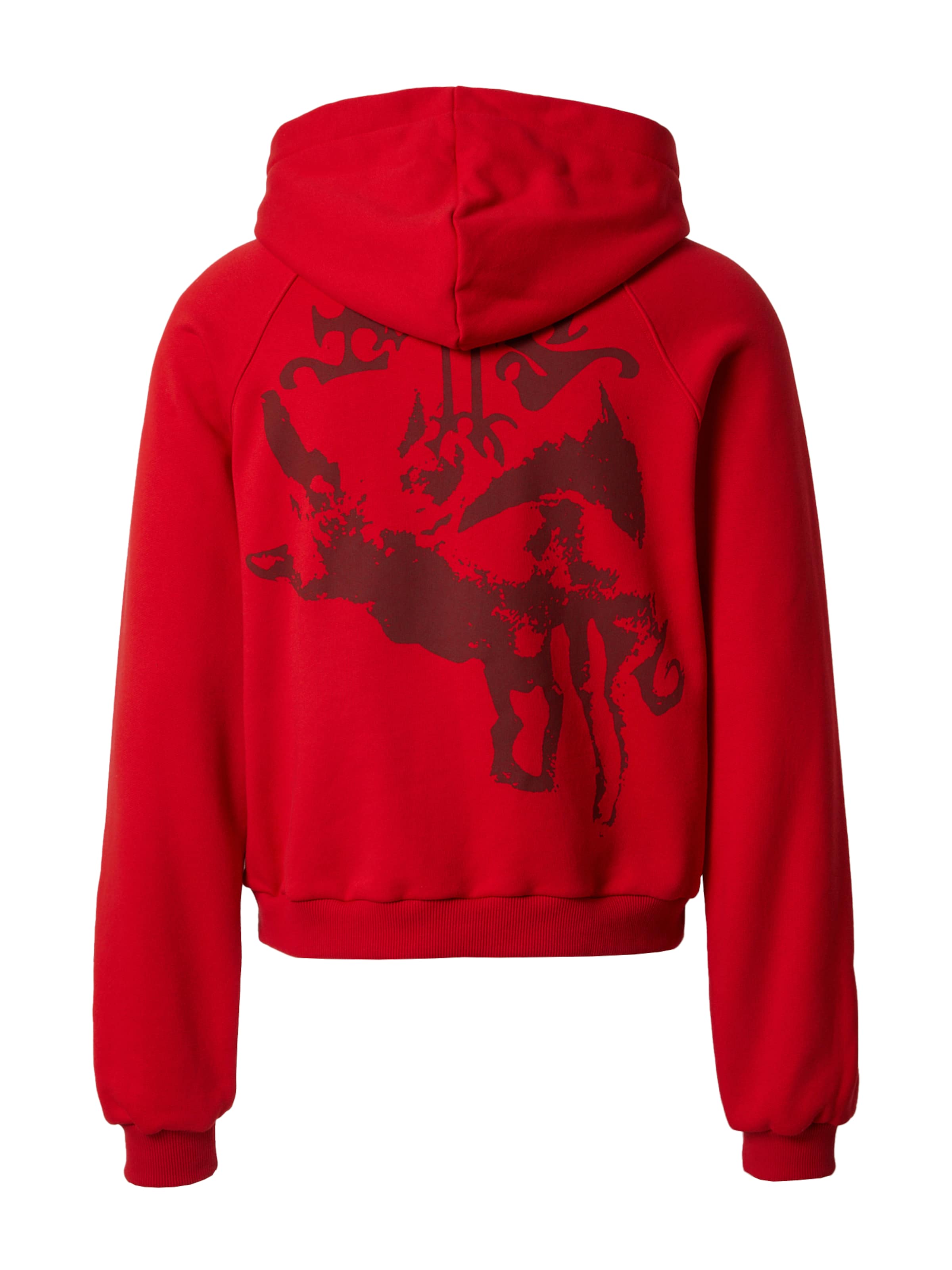 Luka Sabbat for ABOUT YOU - Sweatshirt 'Lino' em vermelho