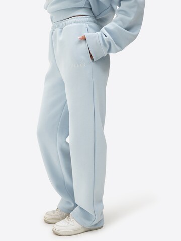 TATES Wide leg Workout Pants in Blue