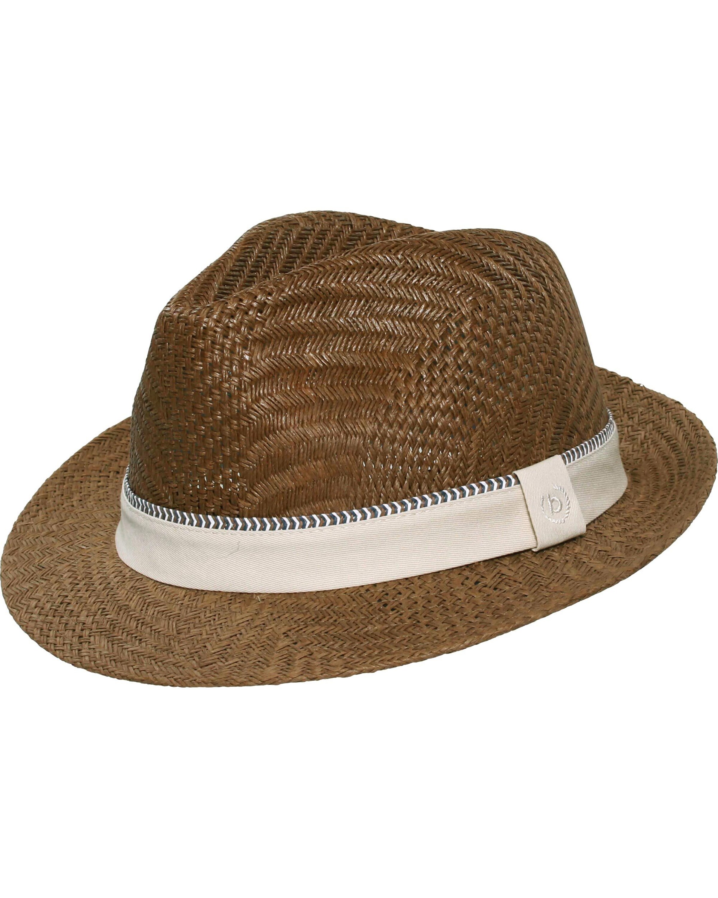 bugatti Hut 'Fedora' in Braun: Vorderseite