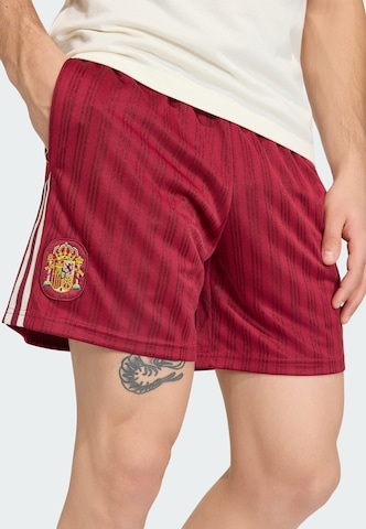 ADIDAS PERFORMANCE Loosefit Sportshorts 'Spanien' in Rot