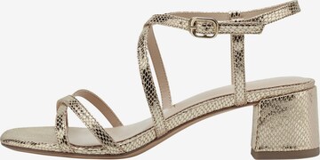 TAMARIS Sandalen met riem in Goud