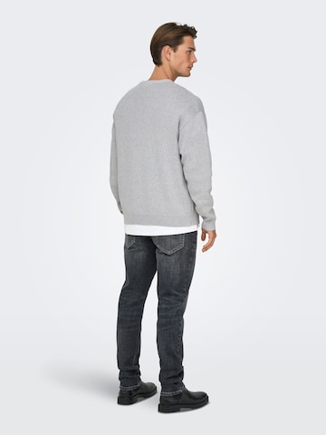 Only & Sons Pullover 'ONSRunynew' i grå