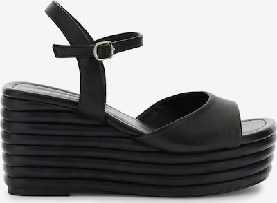 CAFè NOIR Sandale in schwarz, Produktansicht