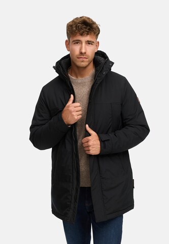 INDICODE JEANS Winterjas 'INBenyot' in Zwart