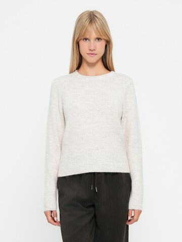 JDY - Pullover 'JDYMARINA' em bege: frente