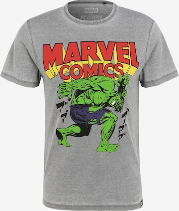 Recovered Shirt 'Marvel Comics Hulk Japan Washed' in Grey: front