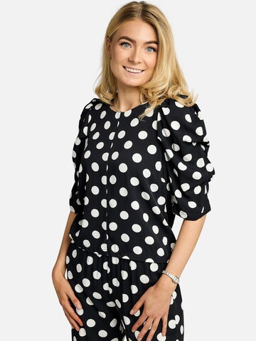 Liberte Essentiel Shirt ' WINNIE ' in Schwarz: Vorderseite