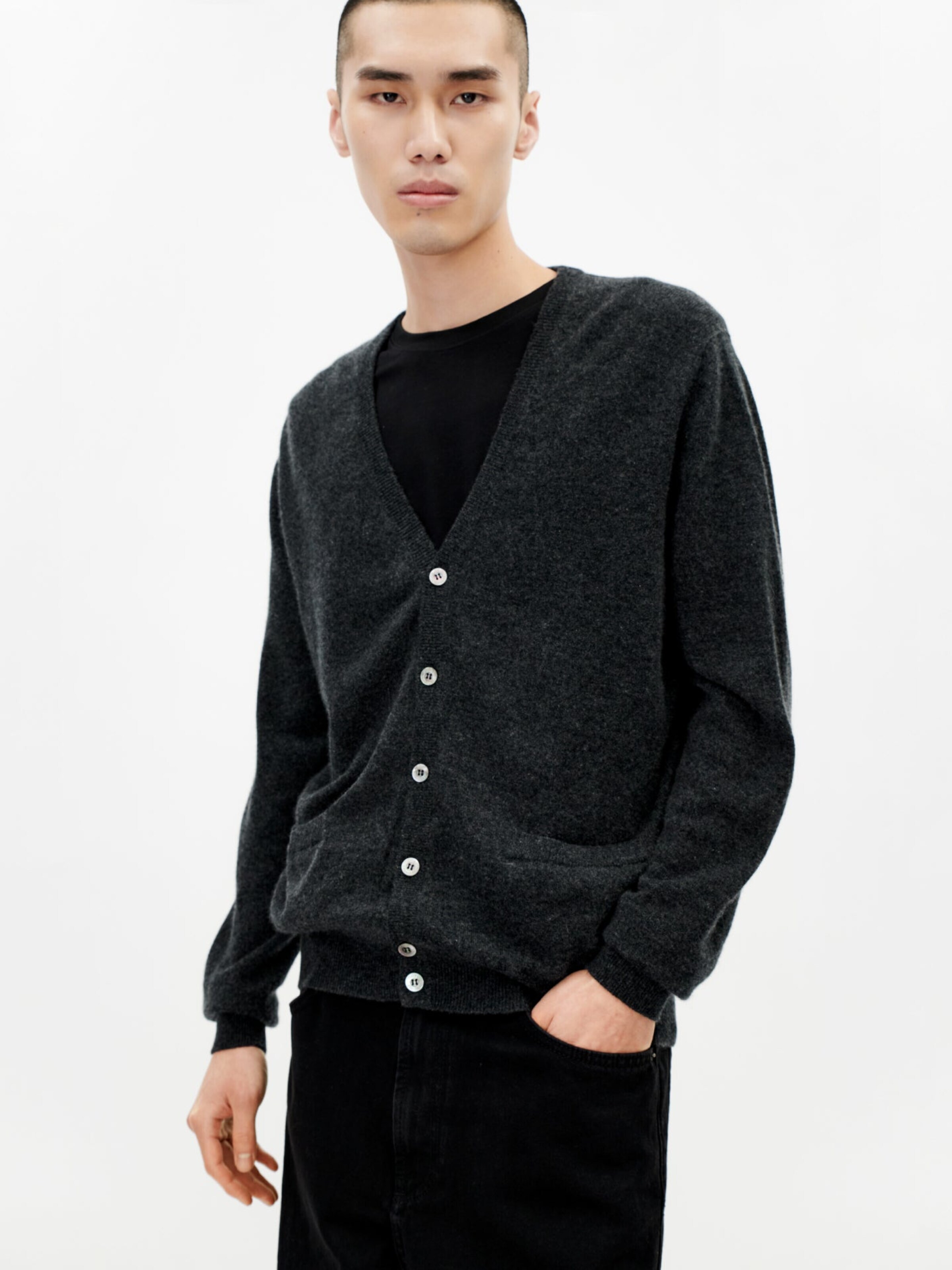 GOBI Cashmere Kofta i grå