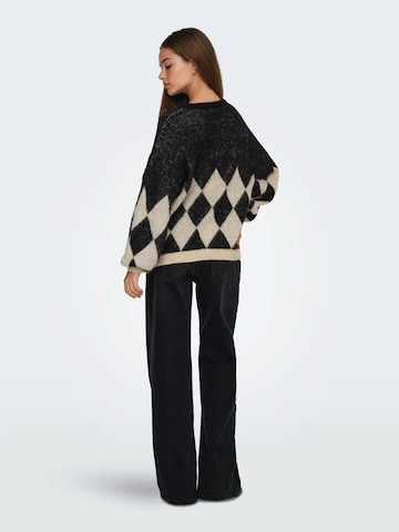 ONLY Sweter 'ONLNOEME' w kolorze czarny