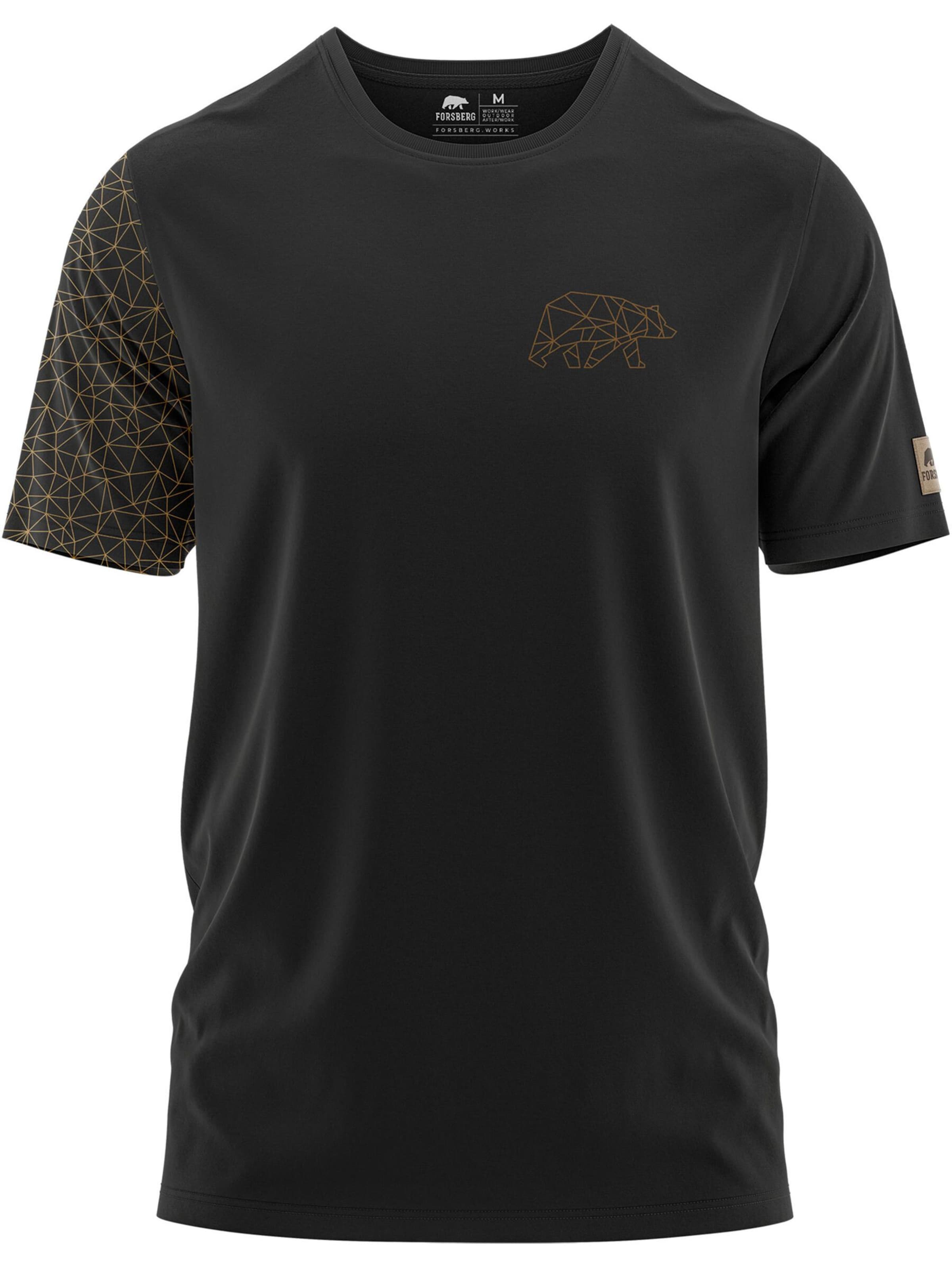 FORSBERG Shirt 'Thyrison' in Black: front