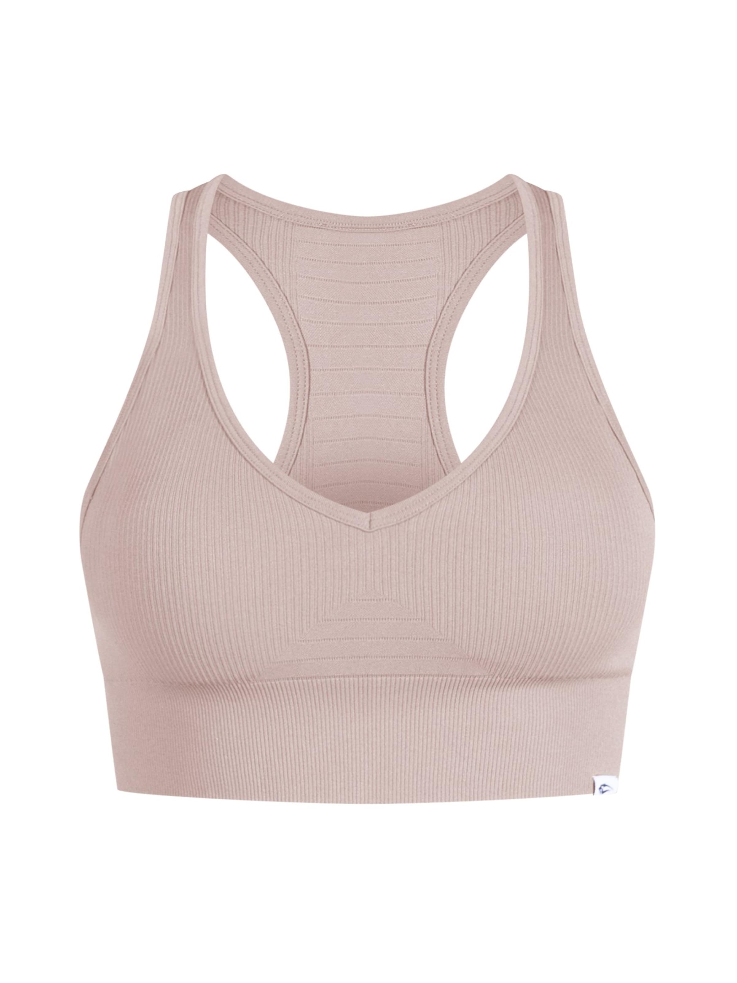 Bustier Haut de sport Smilodox en gris : devant
