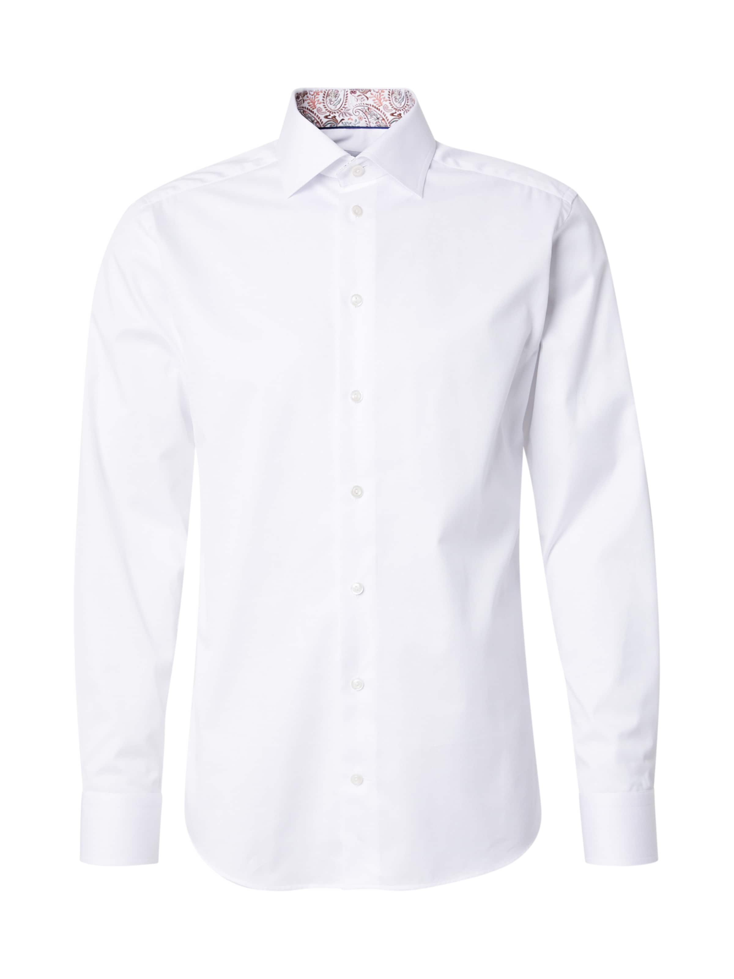 Coupe slim Chemise ETON en blanc : devant