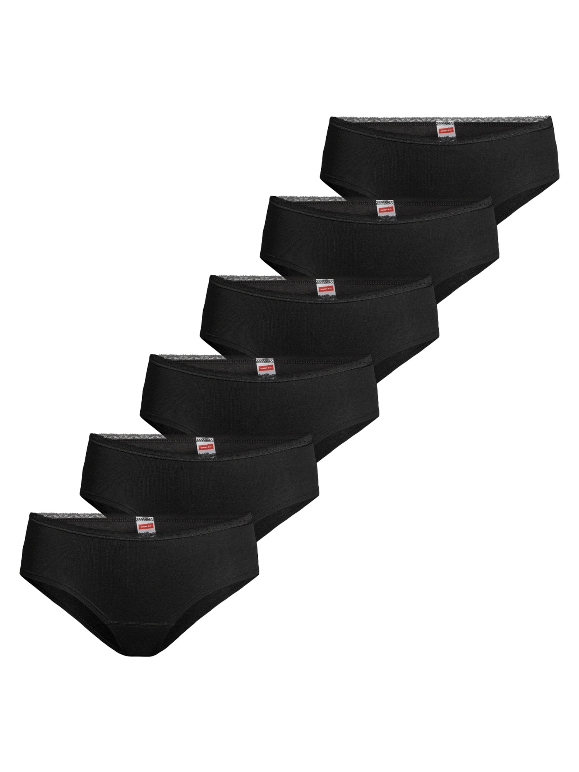 CON-TA Panty 'Modal'‌‌‌‌‌‌‌‌‌ in Schwarz: Vorderseite