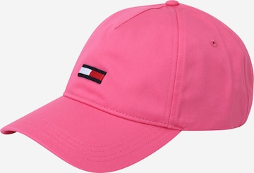 Tommy Jeans Pet in Roze: voorkant