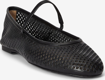 Lauren Ralph Lauren Nauhaballerina 'JAYNA' värissä musta, Tuotenäkymä