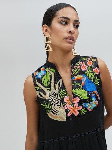 Lola Casademunt Maxikleid in Schwarz