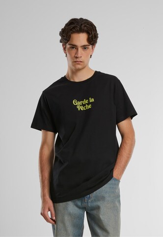 Maglietta 'Garde La Peche' di Mister Tee in nero