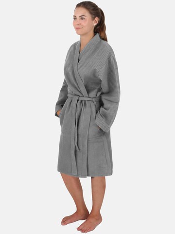 normani Long Bathrobe 'Kelin' in Grey