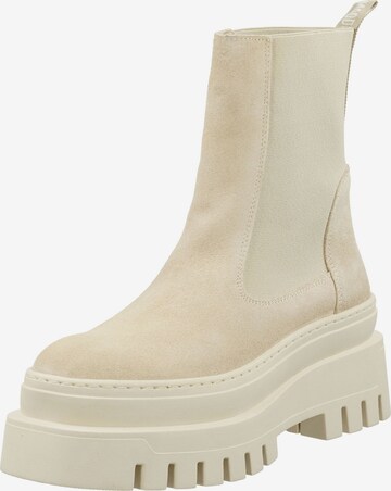 Boots chelsea di STEVE MADDEN in beige: frontale