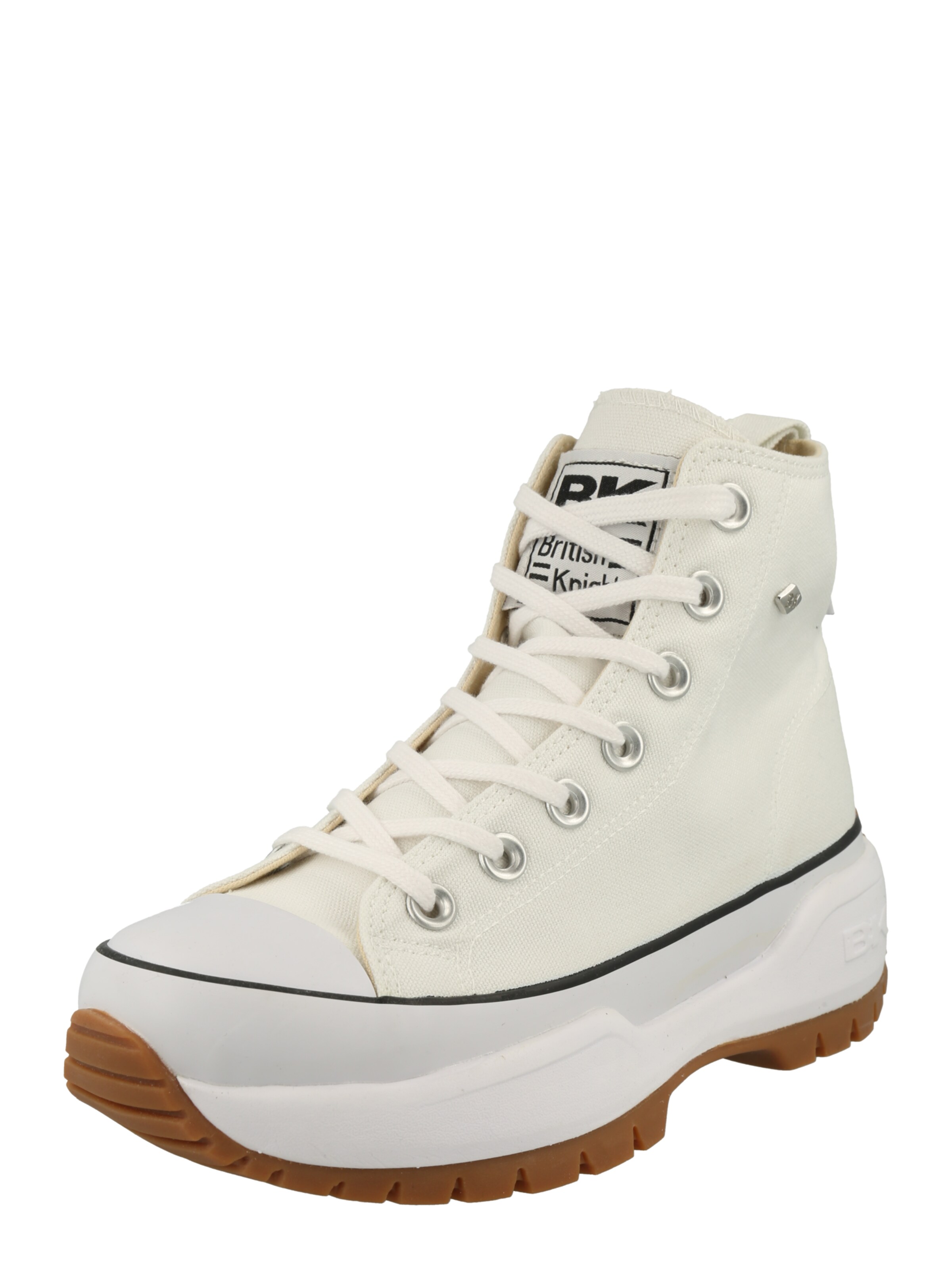 BRITISH KNIGHTS Sneaker high 'Kaya Fly' i hvid: forside