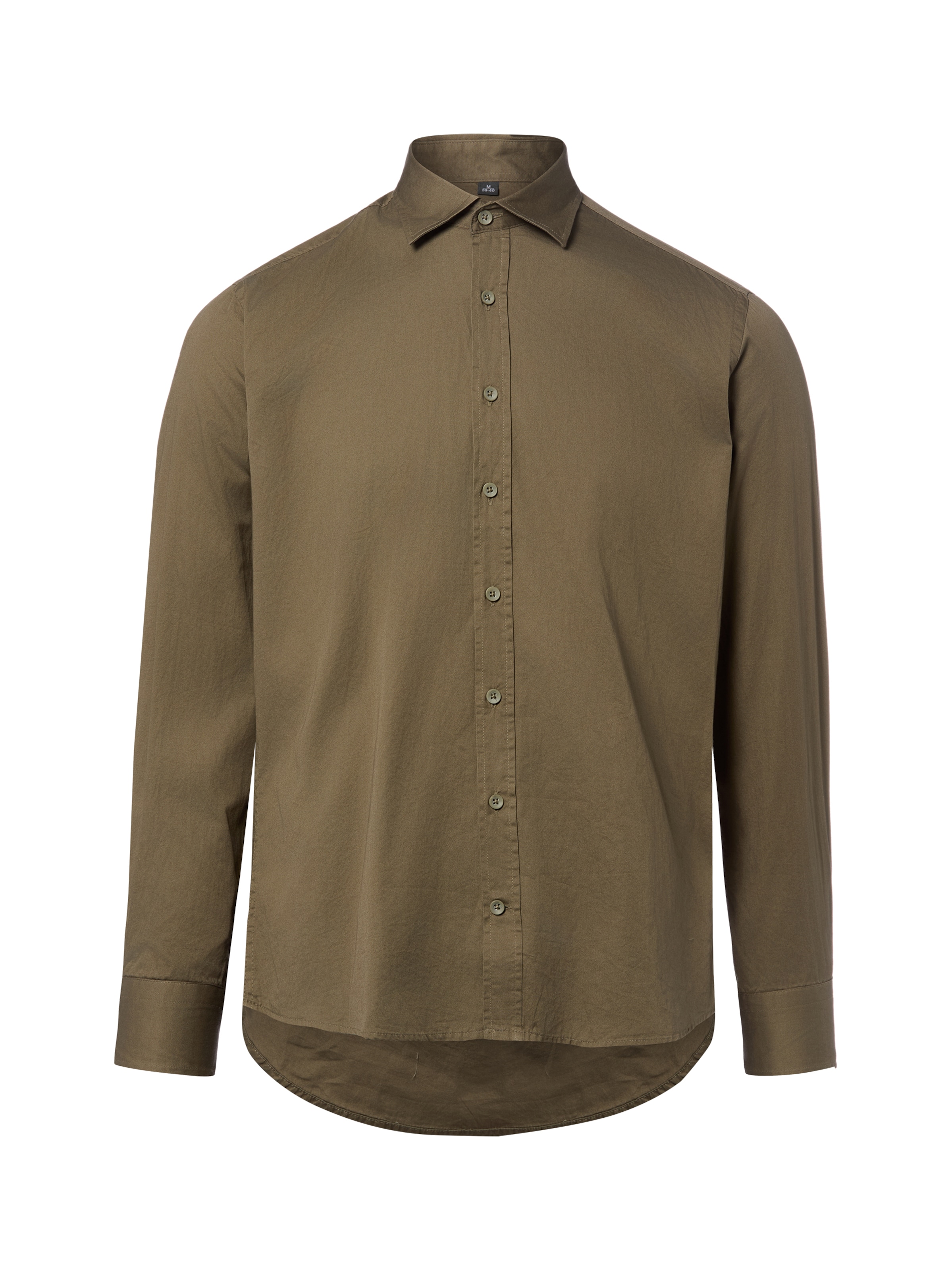 Chemise Nils Sundström en marron : devant