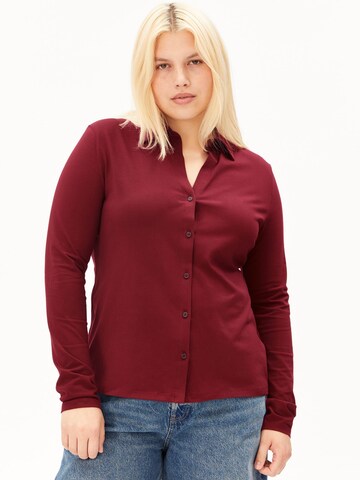ARMEDANGELS Blouse in Red: front