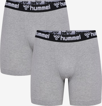 Hummel Boxershorts 'BOXERS' in Grijs: voorkant