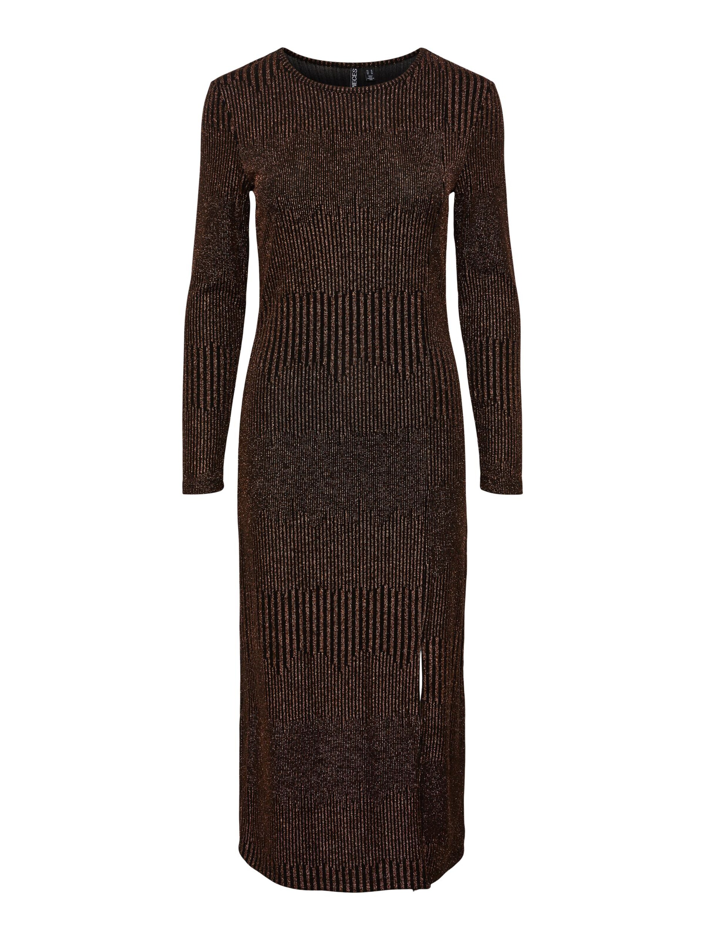 PIECES Obleka | črna barva: sprednja stran