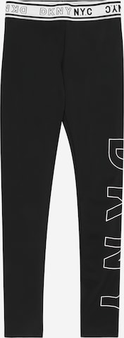 DKNY Leggings i svart: framsida
