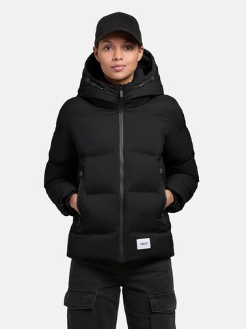 khujo Winterjacke 'Liev-YM' in Schwarz: Vorderseite