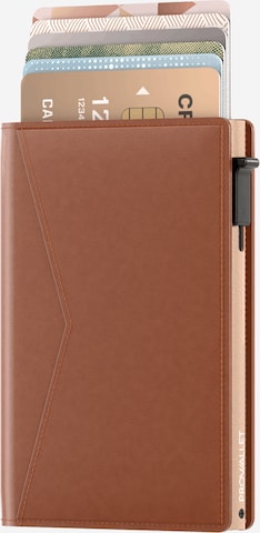 Porte-monnaies 'Pasjeshouder Slim' Prowallet en marron : devant